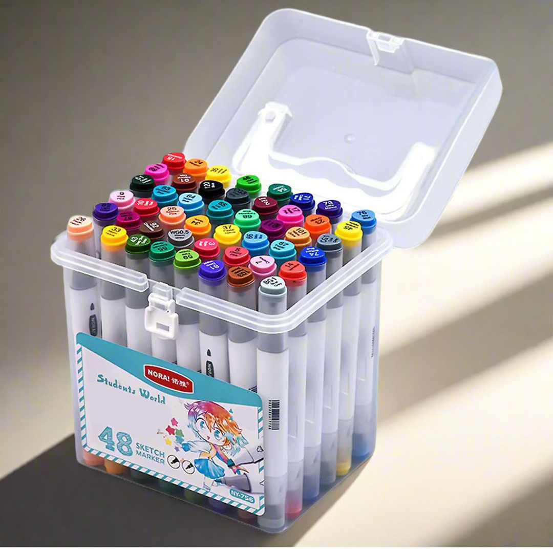 HighlightPro – Double & Colorful – Odorless & Washable School Markers