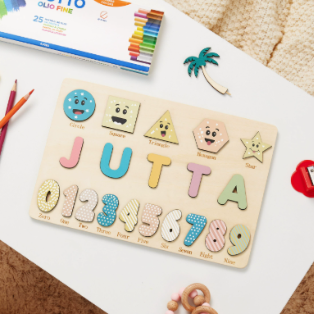 Woods - Your own name tag! - Name jigsaw puzzle