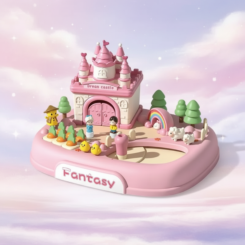 Magnetic Princess Castle – Creative & Magical – Magnetic Dollhouse Play Set