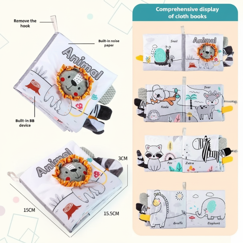 SoftTails – Colorful & Sensory – Baby tail book