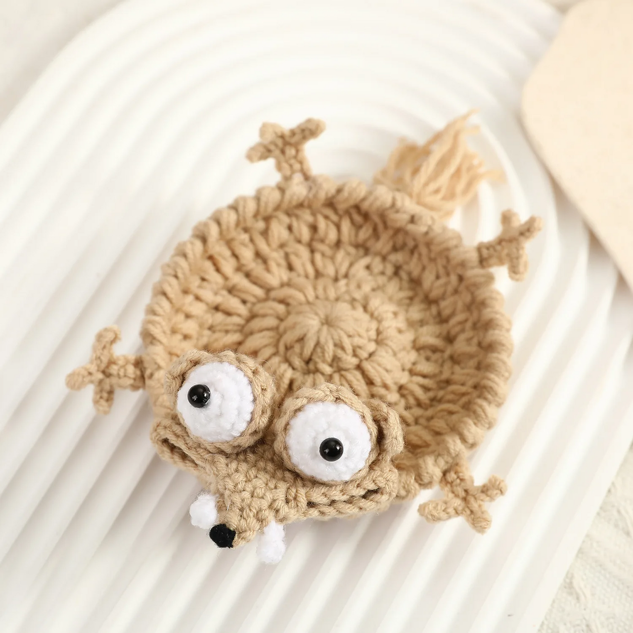 FunnyCritter – Fun & Unique – Crocheted Animals Coaster
