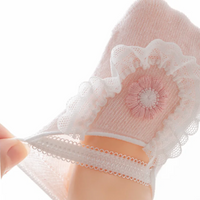 Thumbnail for SweetFeet – Soft & Cute – Baby Socks with Flowers and Lace