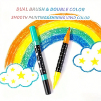 Thumbnail for ArtShine – Colorful & Sparkling – Double-Sided Glitter & Glow-in-the-Dark Marker Set