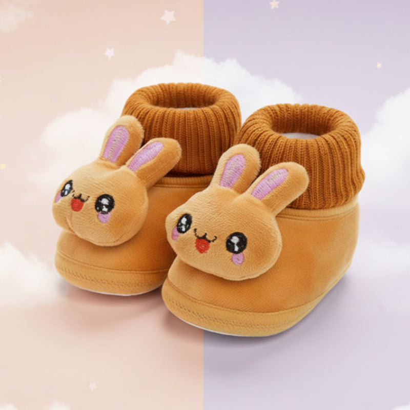 CuddleSteps – Warm and non-slip – Animal Baby Slippers