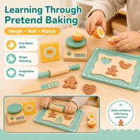Thumbnail for BakeBuddy – Creative & Educational – Wooden Baking Set Toy