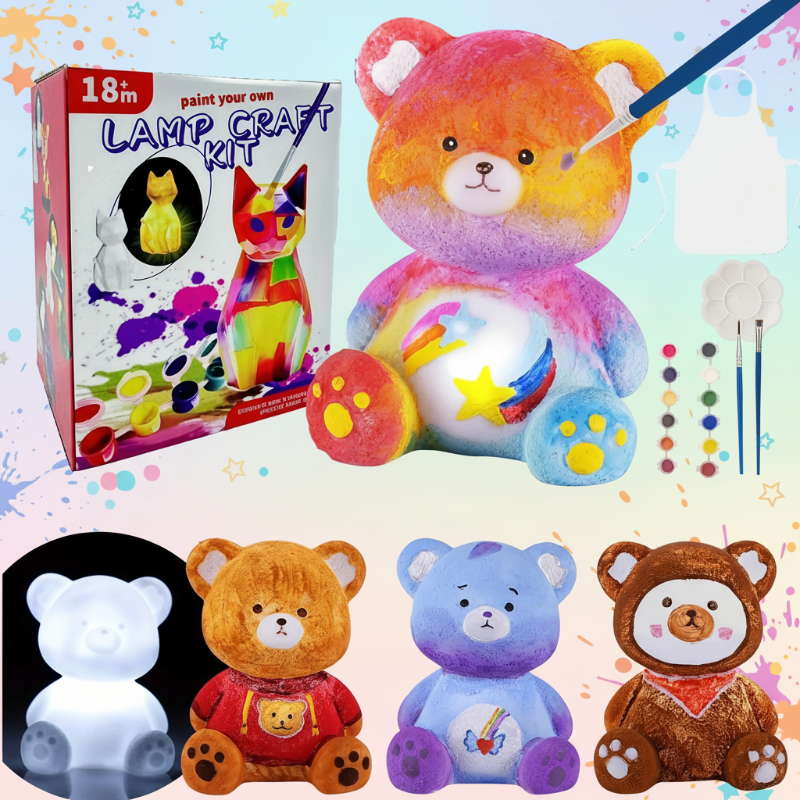 MiniCrafters – Creativity & Learning – DIY Lamp Animal Painting Set