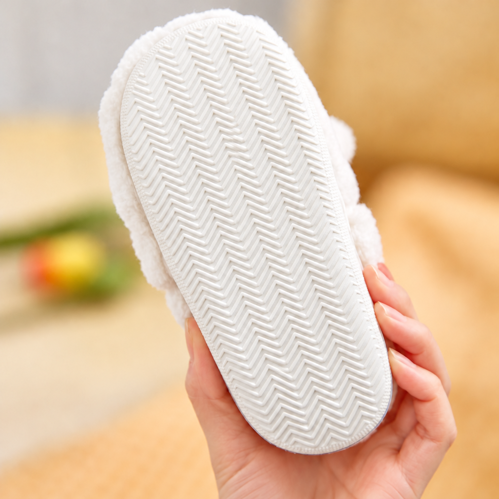 BunnyToes – Soft & Warm – Plush Rabbit Slippers