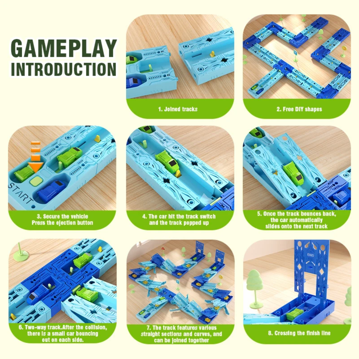 GravityRacer – Educational & Fun – DIY Vehicle Track Set
