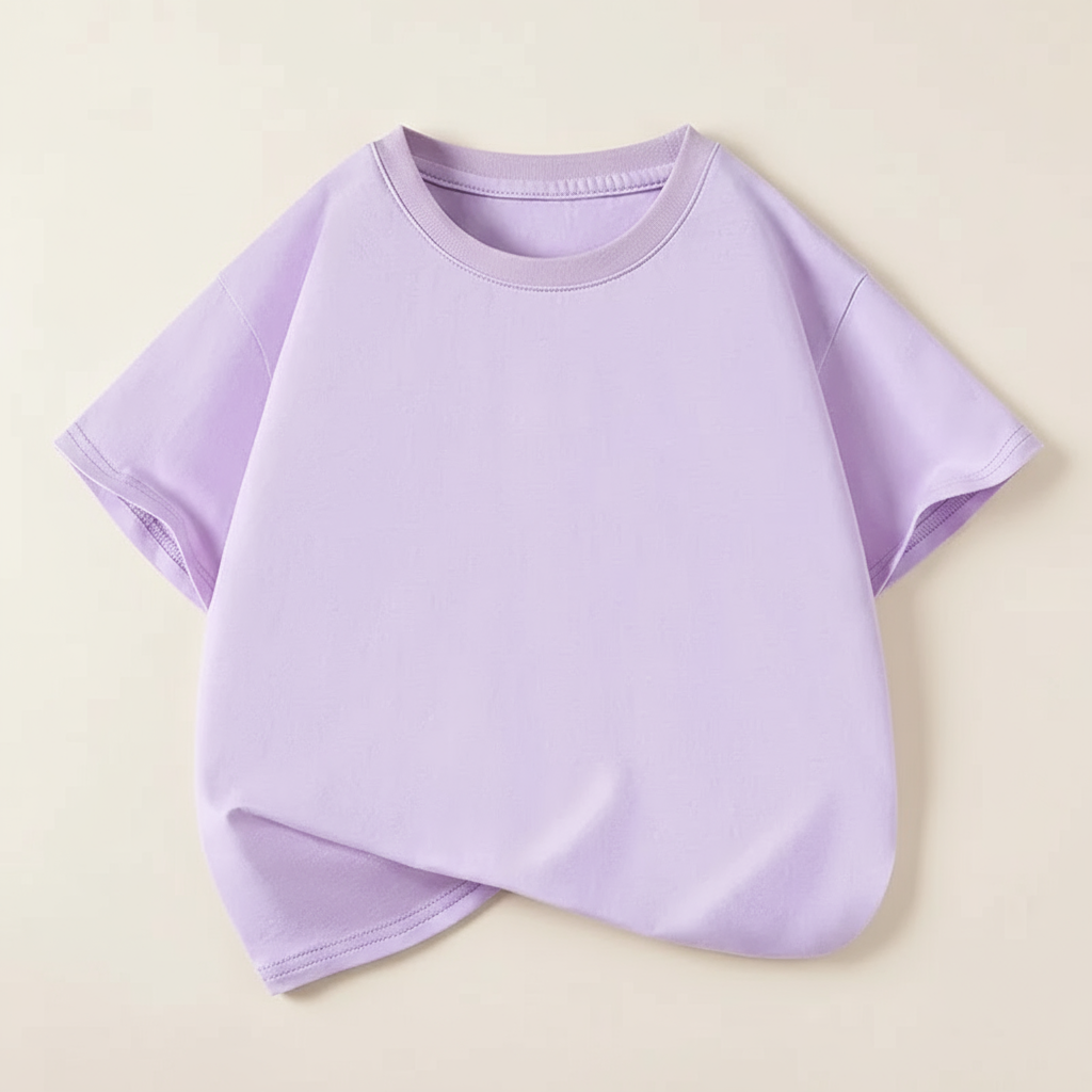 SimpleWear – Casual & Soft – Relaxed Fit T-shirt with Round Neck