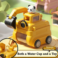 Thumbnail for TinyExcavators – Unique & Functional – Excavator Water Bottle with Straw