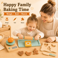 Thumbnail for BakeBuddy – Creative & Educational – Wooden Baking Set Toy