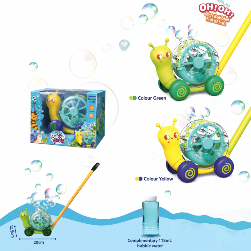 BubbleBuddy – Fun & Interactive – Snail Bubble Blower