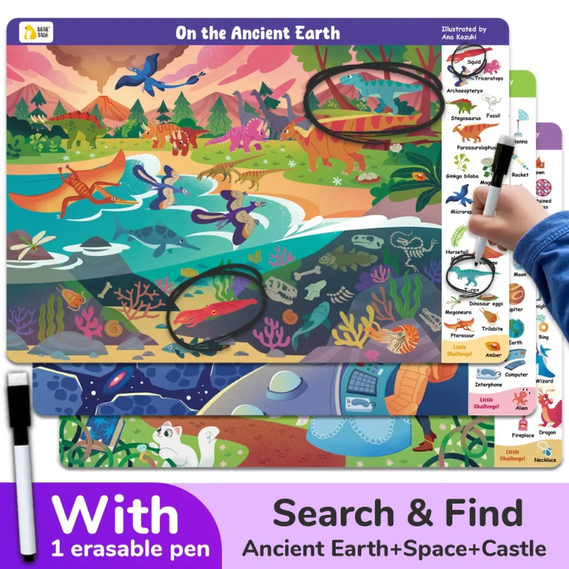 Search and Find Game – Educational & Fun – Activity Book