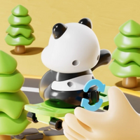 Thumbnail for PandaPlay – Fun & Active – Wind-Up Panda Toy