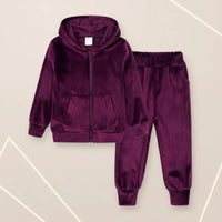Thumbnail for Kids Tales – Warm & Comfortable – Velvet Tracksuit for Kids