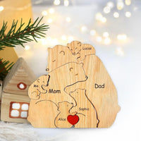 Thumbnail for Family Puzzle™ – Personalized Mother's Day Gift with a Family of Bears