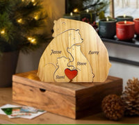 Thumbnail for Family Puzzle™ – Personalized Mother's Day Gift with a Family of Bears