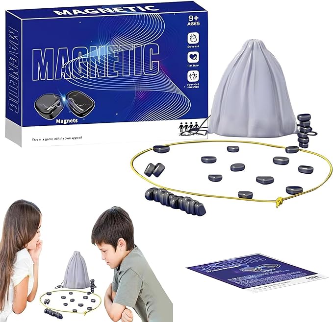 Magnetic Tactic Game™ - Strategic Gaming Fun - Magnetic Chess Game