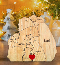 Thumbnail for Family Puzzle™ – Personalized Mother's Day Gift with a Family of Bears
