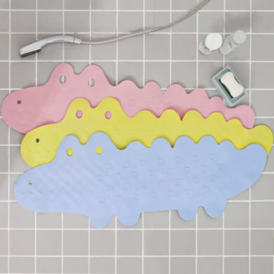 AquaJoy – Non-slip & Safe – Crocodile Children's Bath Mat