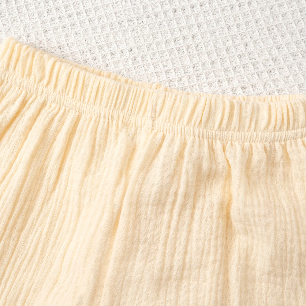 SoftCharm – Elegant & Comfortable – Girls' Set with a Ruffle Top and Long Pants