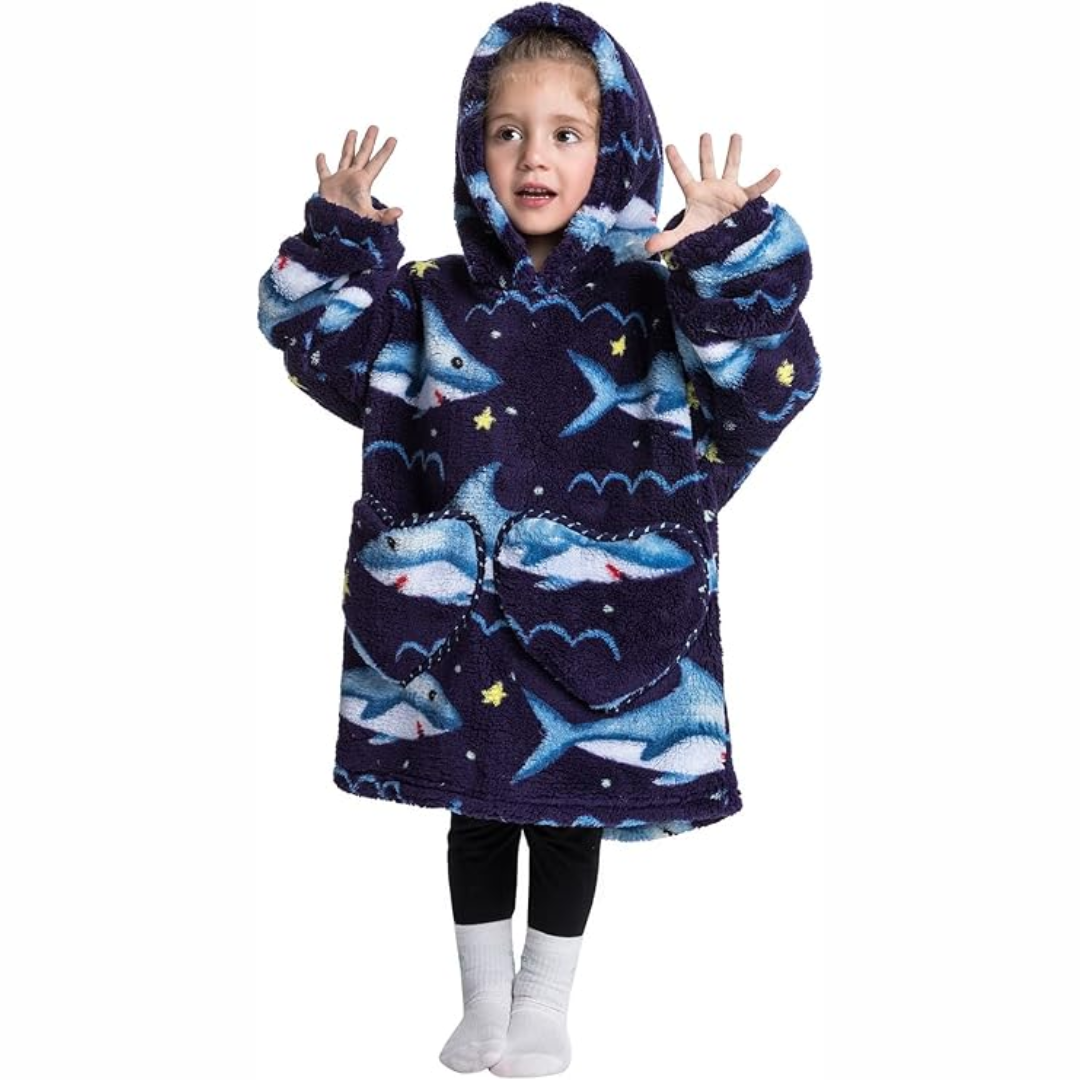 HappySnug – Cute and comfortable – Children's blanket with hood