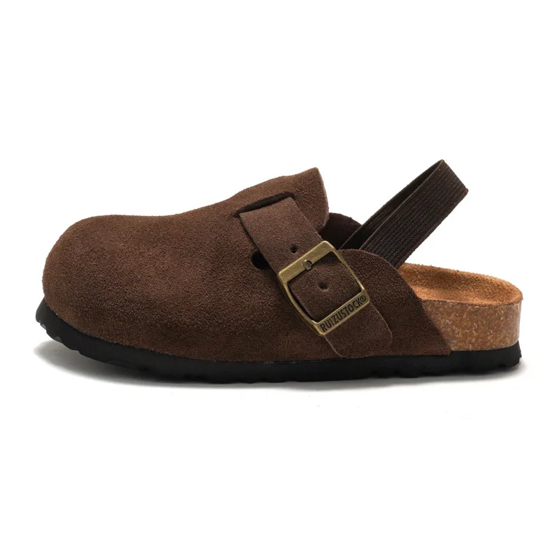 LittleWalk – Comfortable & Trendy – Suede Clog Sandals