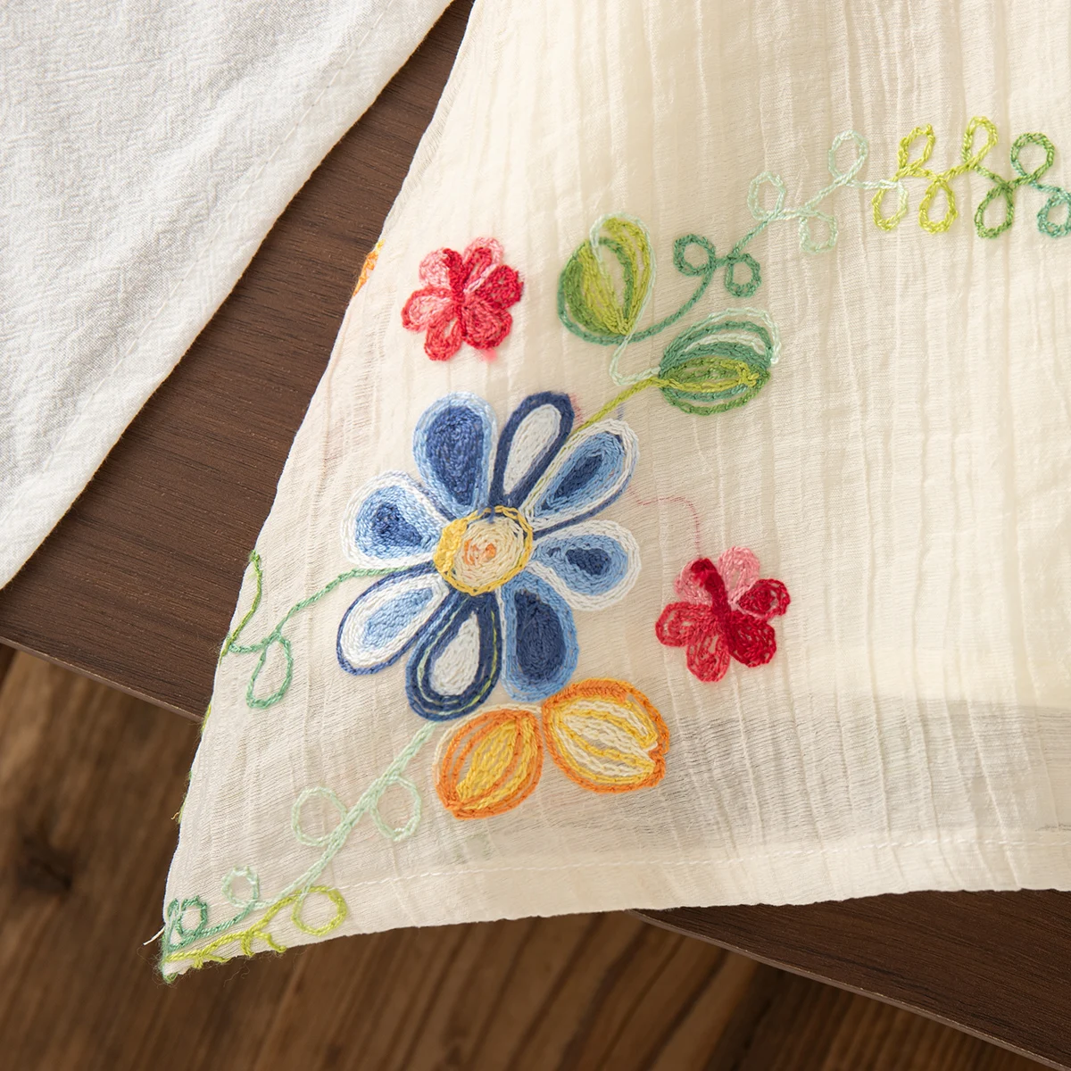 MiniFlora – Lightweight & Charming – Embroidered Dress for Toddler Girls