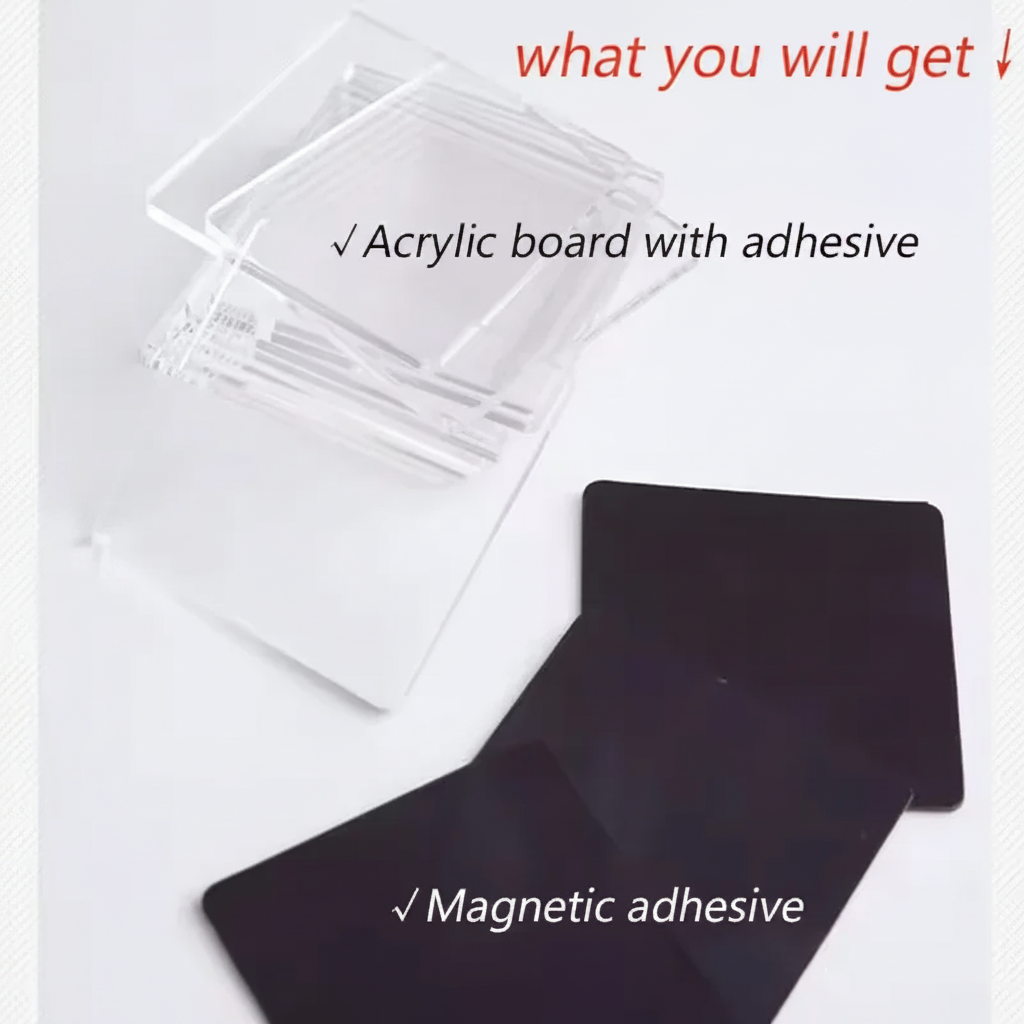 FridgeArt – Creative & Personal – DIY Acrylic Magnet Set for the Fridge