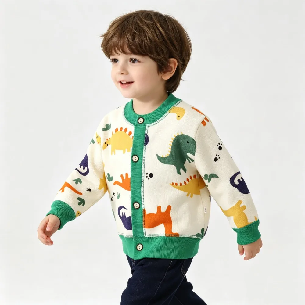 CozyCardi – Soft & Warm – Knitted Cardigan with Cute Prints