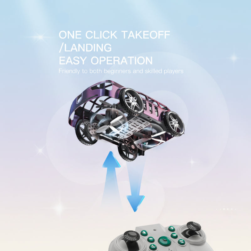 SkyDrive – Innovative & Spectacular – 2-in-1 RC Flying Car & Drone with LED Light