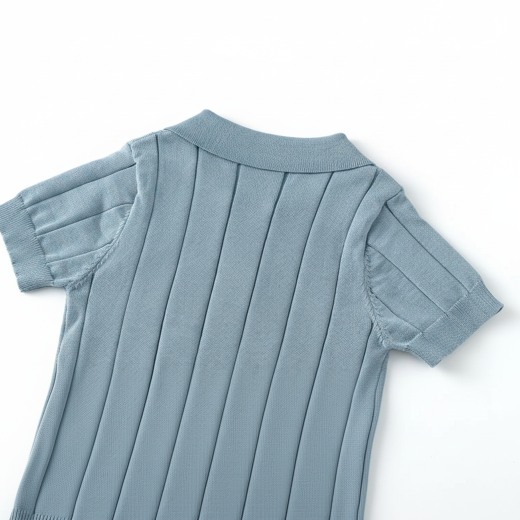 MiniLuxe – Elegant & Comfortable – Polo Shirt with Knitted Fabric