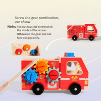 Thumbnail for BuildRescue – Educational & Creative – Wooden Fire Truck