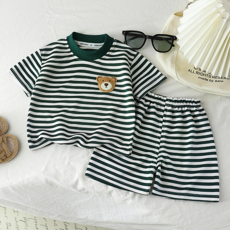 Kids Stripe Outfit – Trendy & Comfortable – Summer Kids' Outfit
