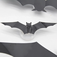 Thumbnail for SpookyGlow – Spooky & Atmospheric – Halloween Bat LED Wall Decoration