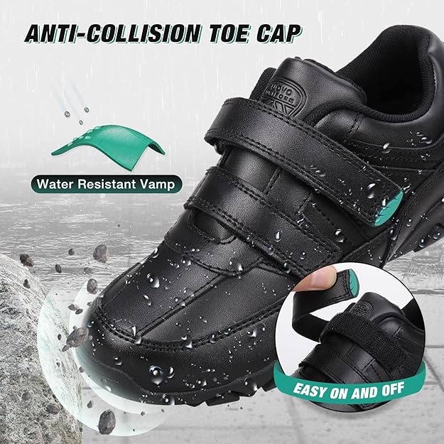 MonoWalk – Light & Durable - Leather Sneakers with Velcro