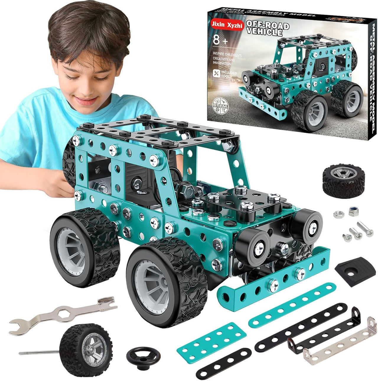 MetalBuild – Cool & Educational – Construction Vehicle Set