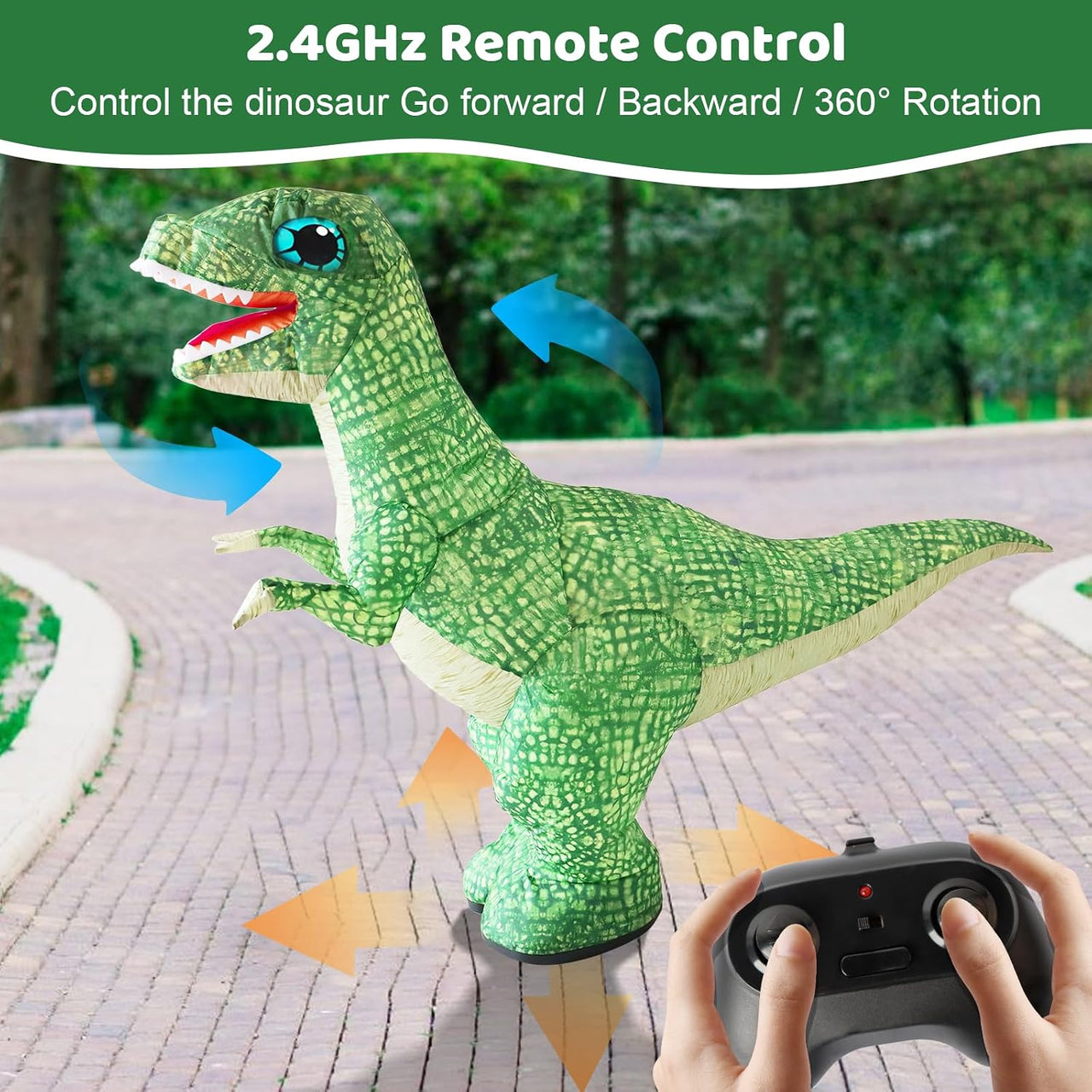 MegaDino – Adventurous & Interactive – Inflatable RC Dinosaur