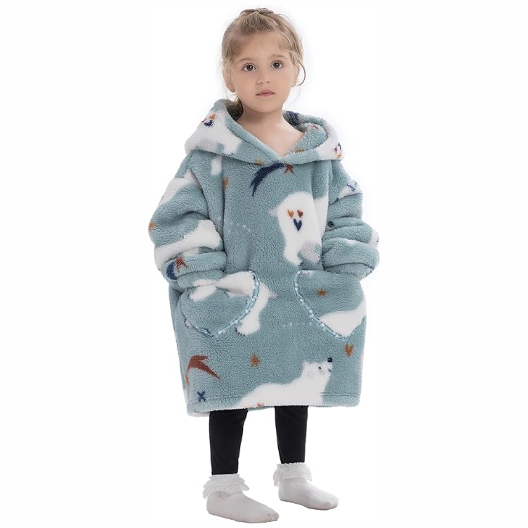 HappySnug – Cute and comfortable – Children's blanket with hood