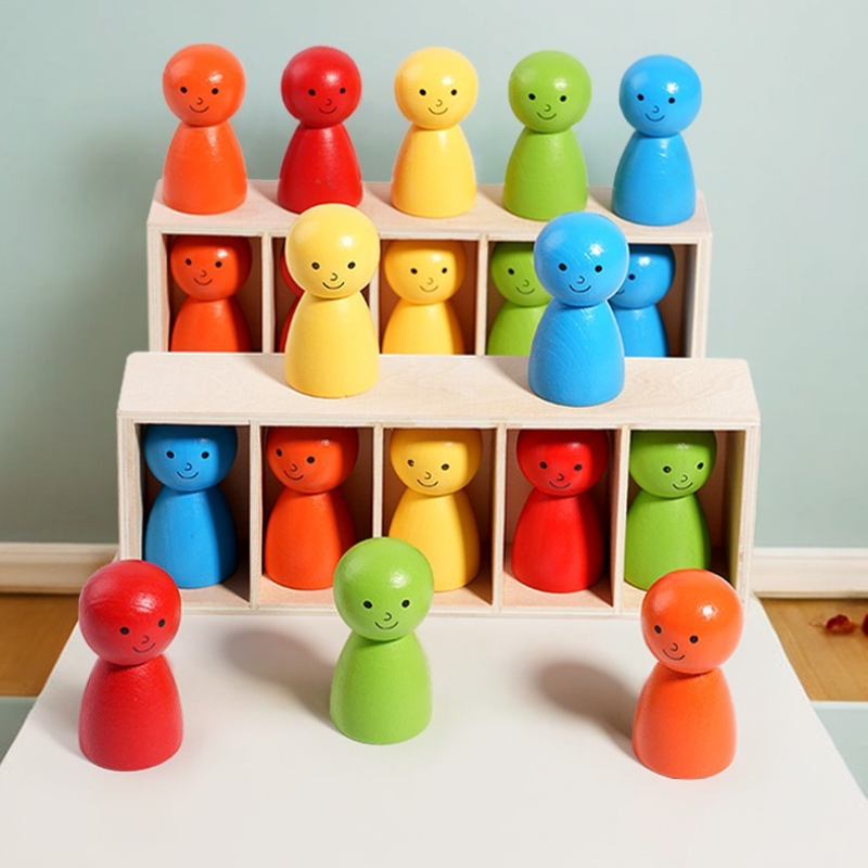 WoodenMatch – Smart & Playful – Montessori Color Game
