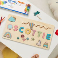 Thumbnail for Woods - Your own name tag! - Name jigsaw puzzle