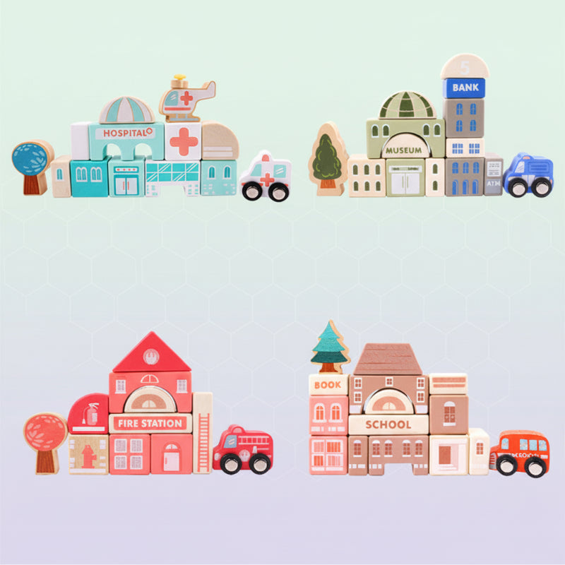 BuildJoy – Educational & Fun – Wooden Building Blocks in the City
