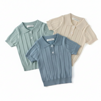 Thumbnail for MiniLuxe – Elegant & Comfortable – Polo Shirt with Knitted Fabric