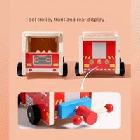Thumbnail for BuildRescue – Educational & Creative – Wooden Fire Truck