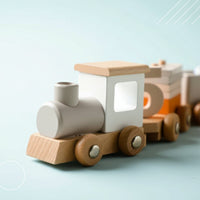 Thumbnail for TrainCount –  Classic & Educational – Wooden Montessori Train