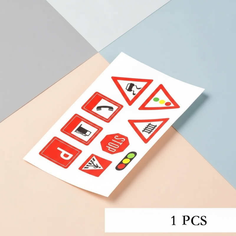 KidoTape – Colorful & Handy – Traffic Route Sticker Tape Set