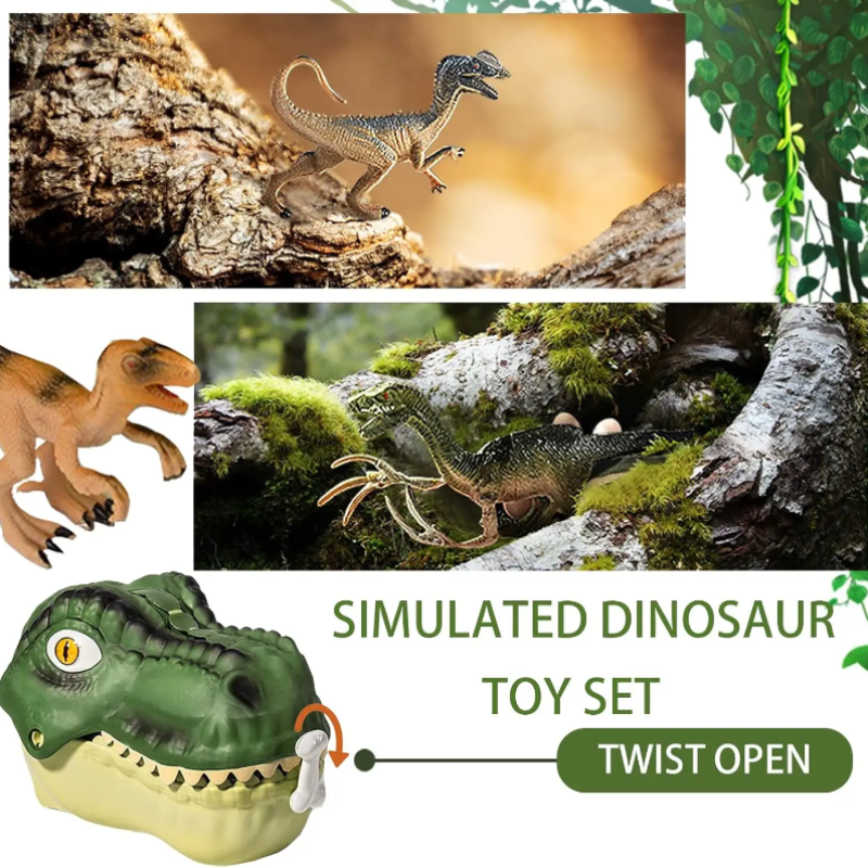 DinoWorld – Creative & Realistic – Dino Head Play Set