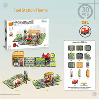Thumbnail for Magnetic Road Blocks – Creative & Educational – Magnetic Roads Building Set