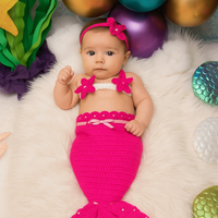 Thumbnail for OceanPrincess – Enchanting & Comfortable – Baby Mermaid Set
