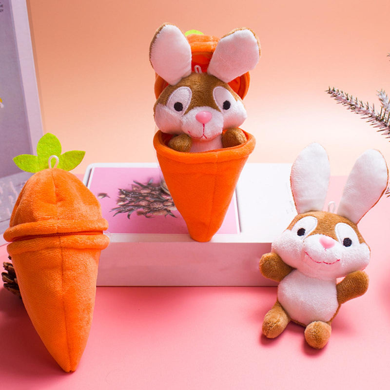 Personalized Bunny – The Ultimate Easter Gift - Plush Carrot Bunny with Name